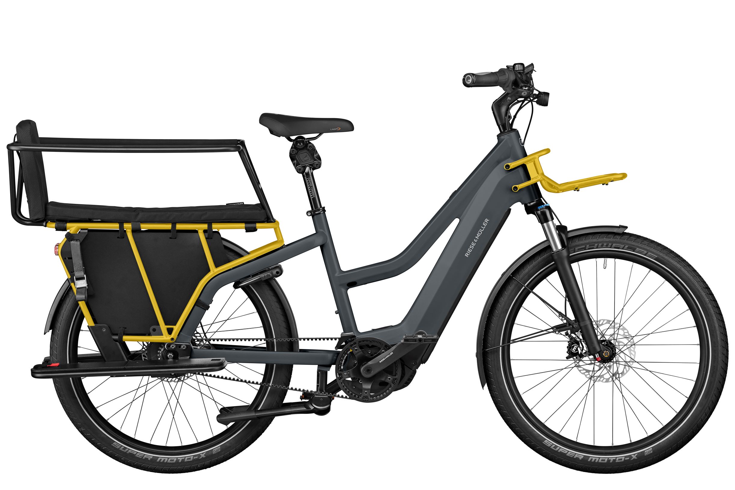 Muticharger Mixte GT Vario in Utility Grey-Curry Matt