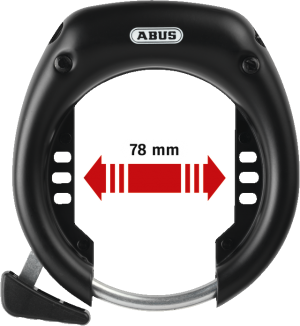 ABUS SHIELD™ PLUS 5750L NR BK OE Frame Lock