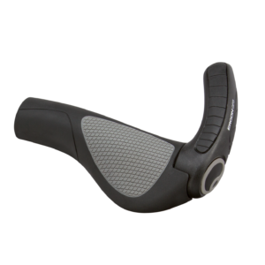 Ergon GP3 Grips - Black/Gray, Lock-On, Large
