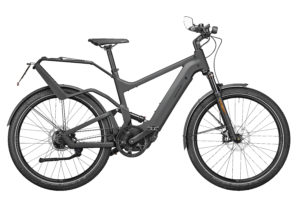Riese & Müller Delite GT Rohloff HS, 51cm, Urban Grey Matte, Nyon, 625Wh, GX option, Front carrier with bag, Carrier