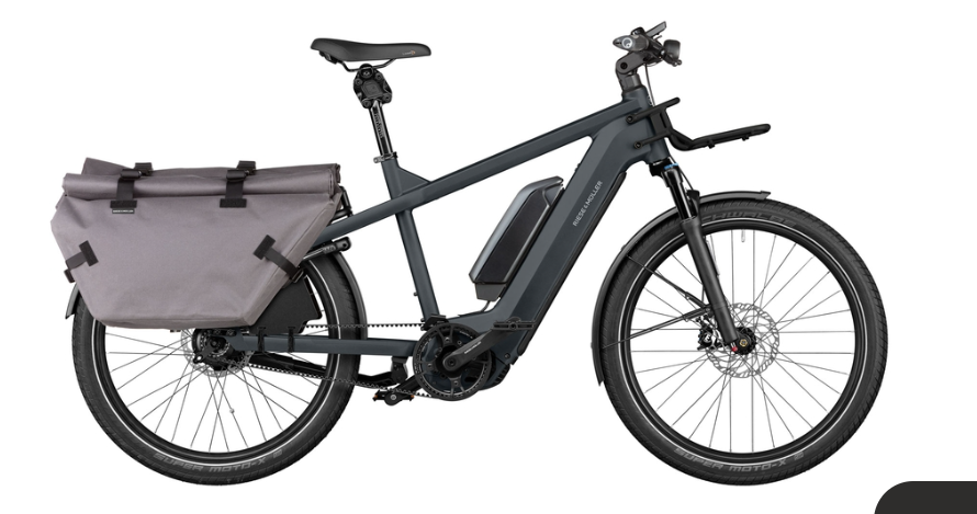 Riese & Müller Multicharger GT vario 750, Smart System, Grey/Black 47cm, Kiox 300, Passenger kit, GX option, Front carrier - Image 3