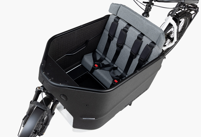 Riese & Müller Packster2 70, Bosch Smart System, Intuvia 100, white, 750Wh, Comfort kit, Double child seat with cover - Image 3